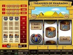 Treasures of Pharaohs 3 Line